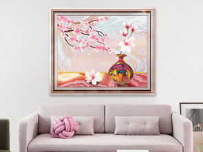 花瓶設(shè)計(jì)中的多彩花朵，精美圖片展示