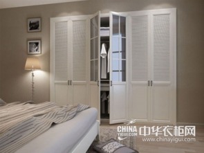 主臥衣柜帶圓弧設(shè)計圖片